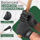 HANDLANDY Baseball Batting Gloves for Adult Youth, Grip Breathable Softball Batting Gloves Fit Men Kids Boys Girls 836