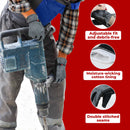 HANDLANDY Leather Work Gloves for Men and Women, Utility Tough Cowhide Glove for Gardening 12121