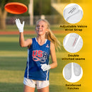 HANDLANDY Ultimate Frisbee Gloves – Flying Disc Golf Gloves for Adults and Youth with Consistent Grip, Lightweight Breathable Fit, Perfect for Throws, Catches, and Disc Sports S816