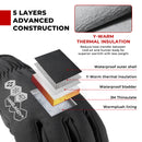 HANDLANDY Winter Gloves for Men & Women, Insulated Waterproof for Cold Weather, Thermal Glove for Cycling, Ski, Riding, Driving, Biking, Running 8042