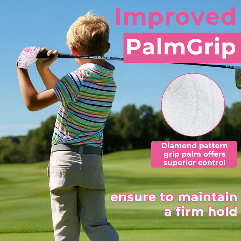 Golf Gloves Kids Junior Toddlers Left Hand Children's Premium Youth Golf Gloves Boys Girls KL823