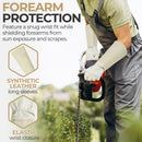 Handlandy Men Women Gardening Gloves Breath Pigskin Leather Long 5067（5/7/9 Pairs）