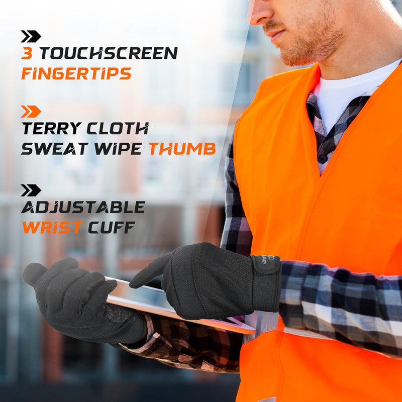 HANDLANDY Flexible Safety Utility Touch Screen Mechanics Gloves 6295 6296 6361