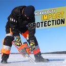 HLDD HANDLANDY Gloves For Protection Against Accidents, Insulated Winter Work Gloves for Men, 3m Thinsulate Thermal Impact Gloves with Touchscreen for Cold Weather 6102/6103/6105