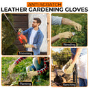 Handlandy Waterproof Cowhide Leather Driver Truck Gloves 12100