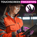 Handlandy Women Work Mechanic Gloves Stretchable Comfortable 6035P
