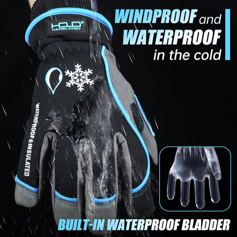 handschuhe wasserdicht warm herren Handandy Winterhandschuhe Ski isoliert wasserdicht winddicht warm 8015