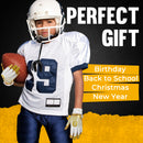 HANDLANDY Youth&Adult Football Gloves, Sticky Receiver Gloves,Super Grip Football Glove Best Gift  S805