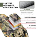 HANDLANDY Winter Gloves for Men & Women, Insulated Waterproof for Cold Weather, Thermal Glove for Cycling, Ski, Riding, Driving, Biking, Running 8042