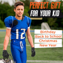 HANDLANDY Youth Football Gloves, Kids Sticky Receiver Glove,Best Gift for Boys,Girls S807