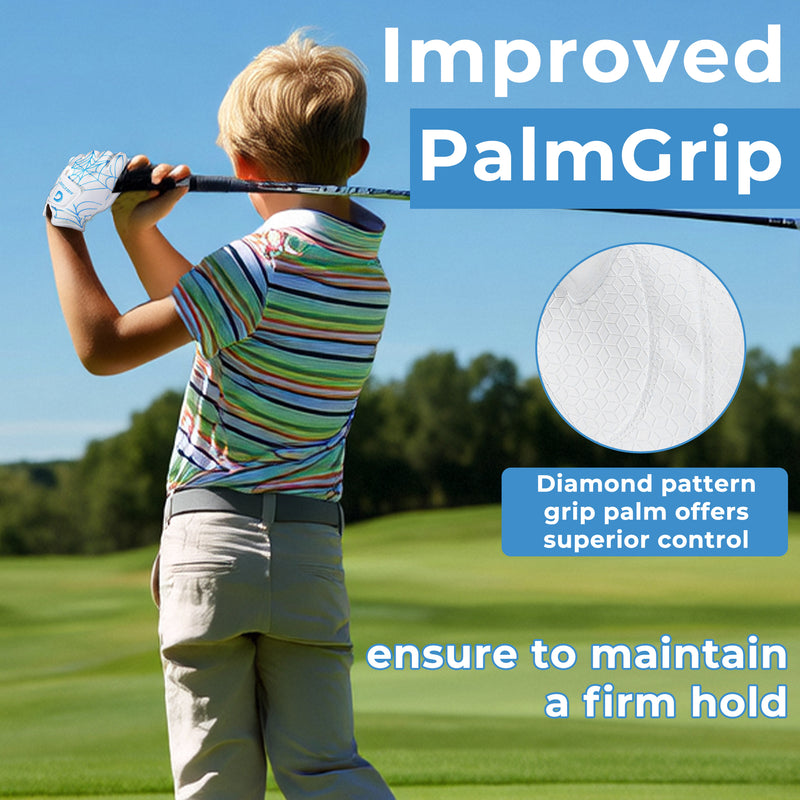 Golf Gloves Kids Junior Toddlers Left Hand Children's Premium Youth Golf Gloves Boys Girls KL823