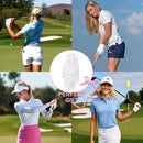 Womens Fingerless Golf Gloves Left Hand,Ladies Half Finger Golf Gloves Breathable Yoga Mesh for Fashion-Conscious Golfers L843