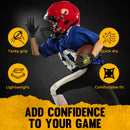 HANDLANDY Youth&Adult Football Gloves, Sticky Receiver Gloves,Super Grip Football Glove Best Gift  S805