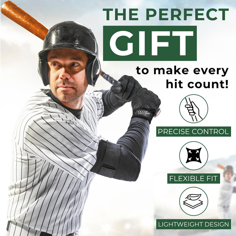 HANDLANDY Baseball Batting Gloves for Adult Youth, Grip Breathable Softball Batting Gloves Fit Men Kids Boys Girls 836