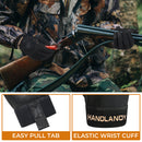 HANDLANDY Tactical Leather Gloves for Men, Cowhide Palm with Knuckle Guard T104