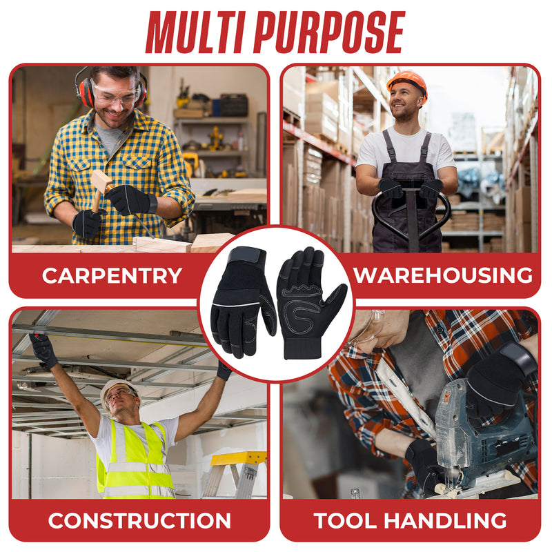 HANDLANDY Flexible Safety Utility Touch Screen Mechanics Gloves 6295 6296 6361