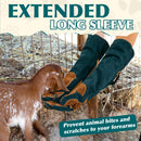 HANDLANDY 24 Inches Animal Handling Gloves Bite-Proof & Scratch-Resistant, Safe Durable Pet Gloves for Dogs, Cats, Falconry 13112