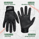HANDLANDY Baseball Batting Gloves for Adult Youth, Grip Breathable Softball Batting Gloves Fit Men Kids Boys Girls 836