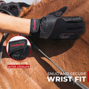 HANDALNDY Horse Riding Gloves, Equestrian Gloves Kids for Girls Boys, Horseback Riding Gloves with Fleece Lined for Riding, Biking, Cycling KS825