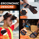 Handlandy Men Women Mechanic Working Gloves Spandex Touch Screen 6035