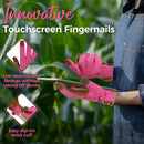 HANDLANDY Gardening Gloves for Women, Breathable Ladies Leather Garden Yard Gloves Best Gift for Gardeners 5219