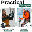 HANDLANDY Winter Work Gloves for Men Women, 3M Thinsulate Insulated, Waterproof Thermal Touchscreen Warm Grip Gloves for Cold Weather, Skiing, Snowboarding, Hiking 8040