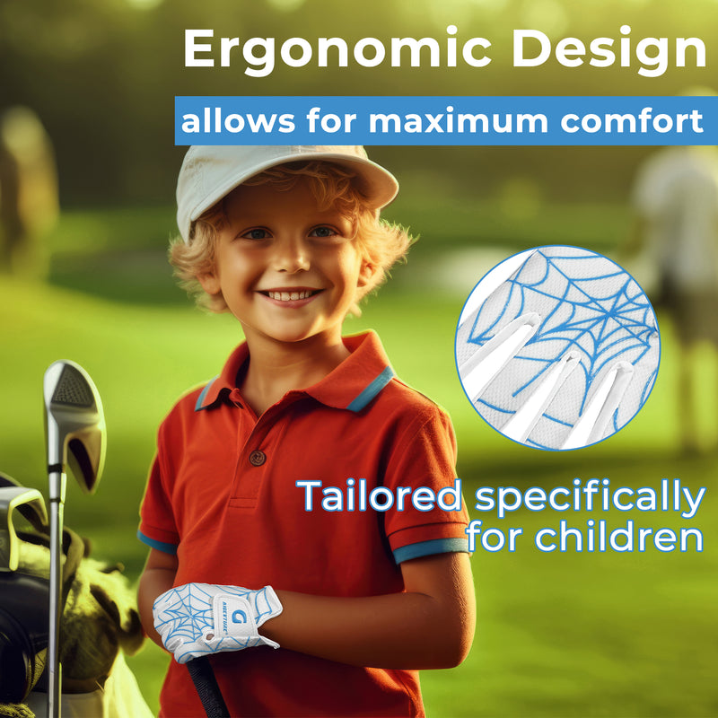 Golf Gloves Kids Junior Toddlers Left Hand Children's Premium Youth Golf Gloves Boys Girls KL823