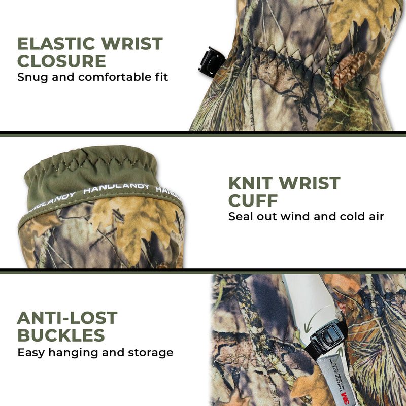 HANDLANDY Winter Gloves for Men & Women, Insulated Waterproof for Cold Weather, Thermal Glove for Cycling, Ski, Riding, Driving, Biking, Running 8042