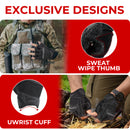 HANDLANDY Fingerlose Arbeitshandschuhe für Herren, taktische Mechanik, 6262