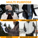 HANDLANDY Genuine Sheepskin Leather Gloves for Men Winter Driving Warm Thermal Wrist Gloves Fleece Lining for Cold Weather 804950