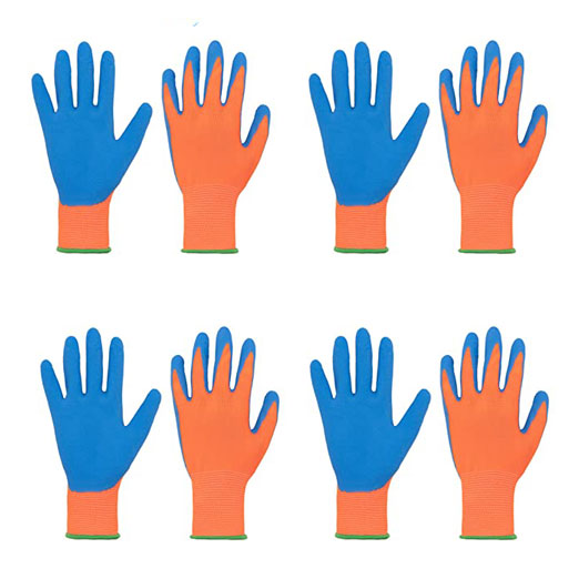 Handandy Gartenhandschuhe für Kinder mit gummibeschichteter Handfläche 50978