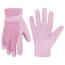 Handlandy Women Gardening Work Gloves Pigskin Comfort Dexterity 5123 5124