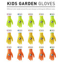 HANDLANDY Wholesale Kids Gardening Gloves Latex Free Nitrile Coated 51404142 (120 Pairs)