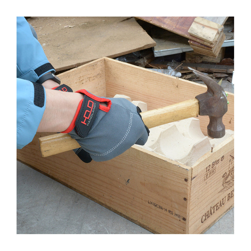 Handlandy Bundle - 2 Pairs Mens Work Gloves Touchscreen Warehouse Outdoor Yard Glove