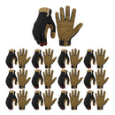 Handlandy Bulk Work Gloves for Men Touch Screen Flexible Breathable Utility Gloves,Padded Knuckles & Palm 5972 (12/24 Pairs)