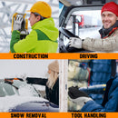 HANDLANDY 12 Pairs Bulk Waterproof Work Gloves for Cold Weather, Insulated Winter Freezer Work Gloves for Men Women 11175
