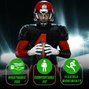 HANDLANDY Lineman Gloves for Men, Grippy Padded Offensive Football Gloves for Adult S752