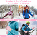 HANDLANDY Winter Running Gloves for Women & Men, Windproof Water-Resistant Thermal Touchscreen Liner Gloves for Cycling, Hiking, Driving, Freezer Work 8035