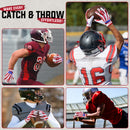 HANDLANDY Youth Football Gloves, High Tack Silicone Grip Kids Flag Receiver Gloves Non Slip Linemens Glove for Kids & Adult S745BG S829