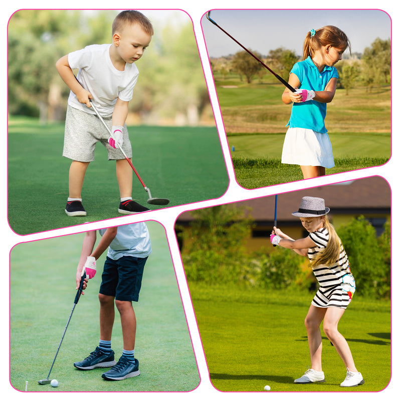 HANDLANDY Youth Golf Glove, Left Hand Kids Golf Gloves for Junior Toddler Boys Girls KL834