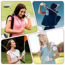 Womens Fingerless Golf Glove Left Hand, Breathable Ladies Summer Half Finger Golf Glove with Non-Slip Grip L842
