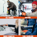 HANDLANDY 12 Pairs Bulk Waterproof Work Gloves for Cold Weather, Insulated Winter Freezer Work Gloves for Men Women 11175