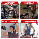 HANDLANDY Fingerlose Arbeitshandschuhe für Herren, taktische Mechanik, 6262