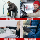 HANDLANDY 12 Pairs Bulk Waterproof Work Gloves for Cold Weather, Insulated Winter Freezer Work Gloves for Men Women 11175