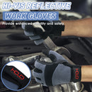 Handlandy Men Work Gloves Reflective Anti Vibration Breathable 5805