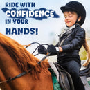 HANDALNDY Horse Riding Gloves, Equestrian Gloves Adult Kids for Girls Boys, Durable Comfortable Grip6341/6342