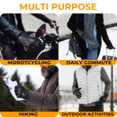 HANDLANDY Genuine Sheepskin Leather Gloves for Men Winter Driving Warm Thermal Wrist Gloves Fleece Lining for Cold Weather 804950