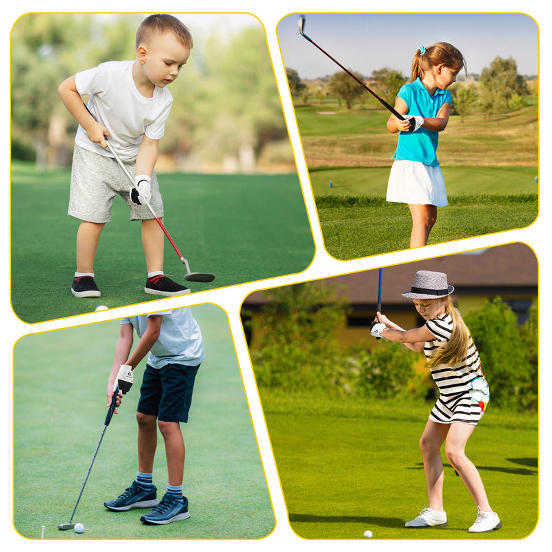 HANDLANDY Youth Golf Glove, Left Hand Kids Golf Gloves for Junior Toddler Boys Girls 834WB