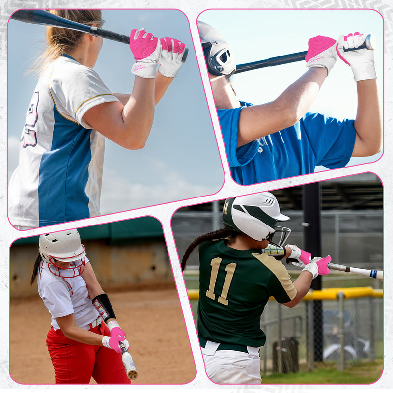 Gants De Baseball Pour Jeunes – Confortables – Taille M/L – Multicolore – Neufs