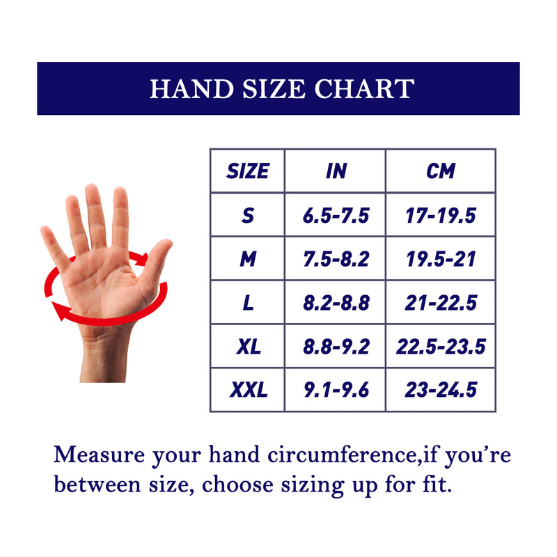 Handlandy Bundle - 2 Pairs: Beige Rose Pruning Long Gardening Gloves, Blue Mechanic Working Touch Screen Yard Work Gloves
